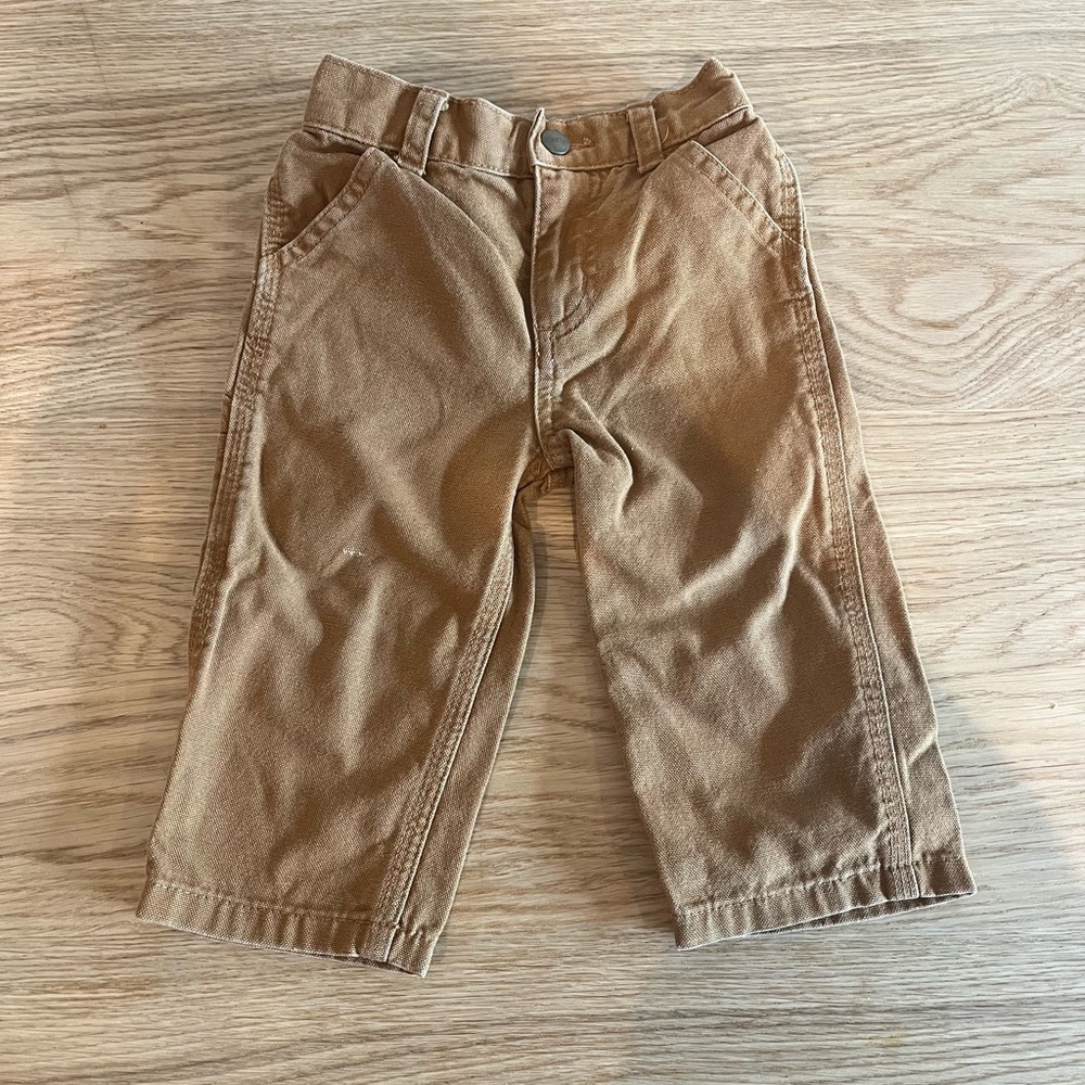 Carhartt carpenter pants, 12-18mo